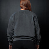 rear view of HWPO Crew Sweatshirt on Preslie