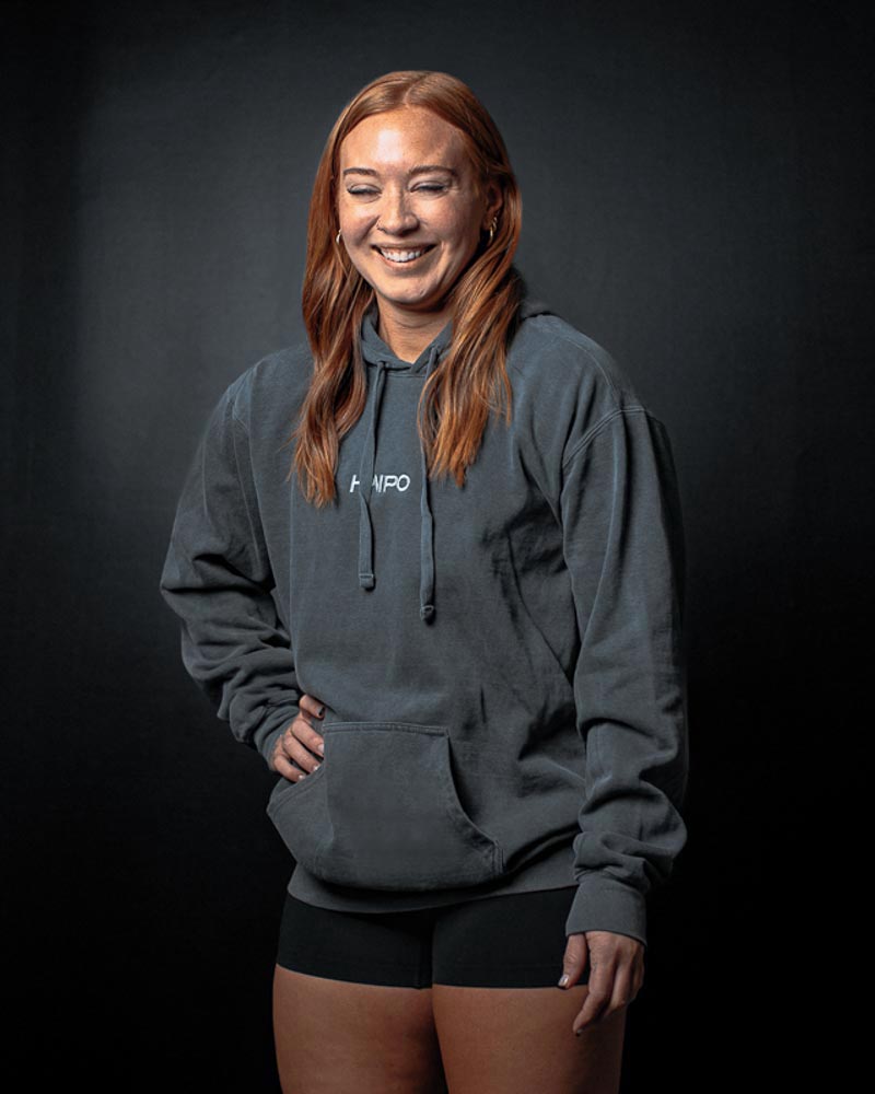 Preslie Hirsch in the HWPO Hoodie