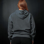 Rear view of the HWPO Hoodie on Preslie