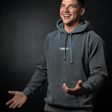 Josh Godinez in the  wearing the HWPO Hoodie