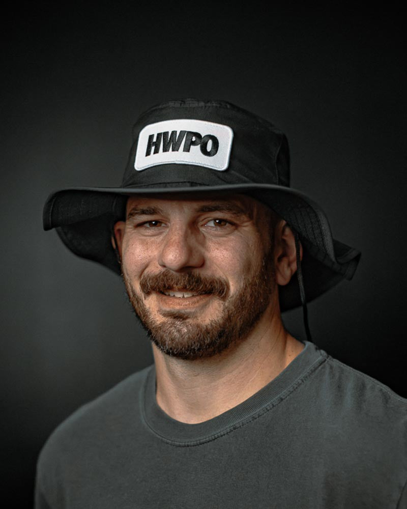 Mat Fraser wearing HWPO Boonie Hat in Black 