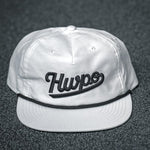Detailed front view of HWPO Rope Hat in White