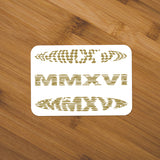 MMXVI Sticker