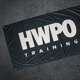 Close up of HWPO Gym Flag