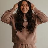 HWPO Women's Relaxed Hoodie Hazy Pink