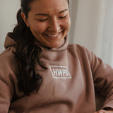 HWPO Women's Relaxed Hoodie Hazy Pink