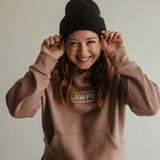 HWPO Women's Relaxed Hoodie Hazy Pink