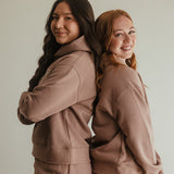 HWPO Women's Relaxed Hoodie Hazy Pink