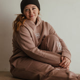 Women's Relaxed Track Pants Hazy Pink