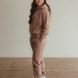 Women's Relaxed Track Pants Hazy Pink