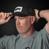 Matt O'Keefe wearing the HWPO Trucker Hat