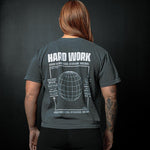 REar view of the Women's HWPO Global Tee