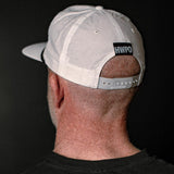 Rear view of Matt O'Keefe wearing the HWPO Rope Hat in White