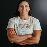 Legacy Tee Crop Bone
