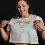Legacy Tee Crop Bone