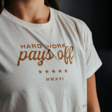 Legacy Tee Crop Bone