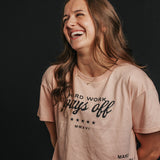 Legacy Tee Crop Pale Pink